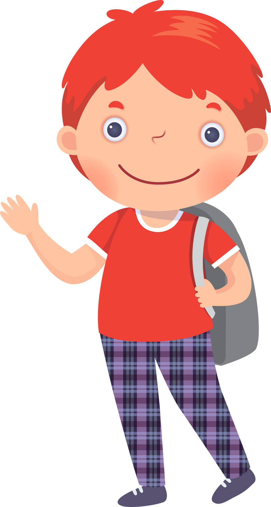 Cartoon Student Illustration